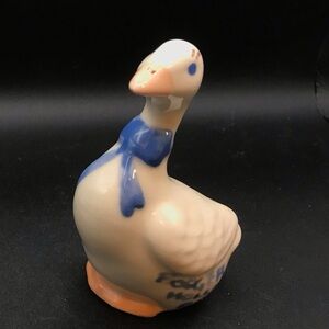 Cottage core blue bow duck from Booger Hollow Arkansas